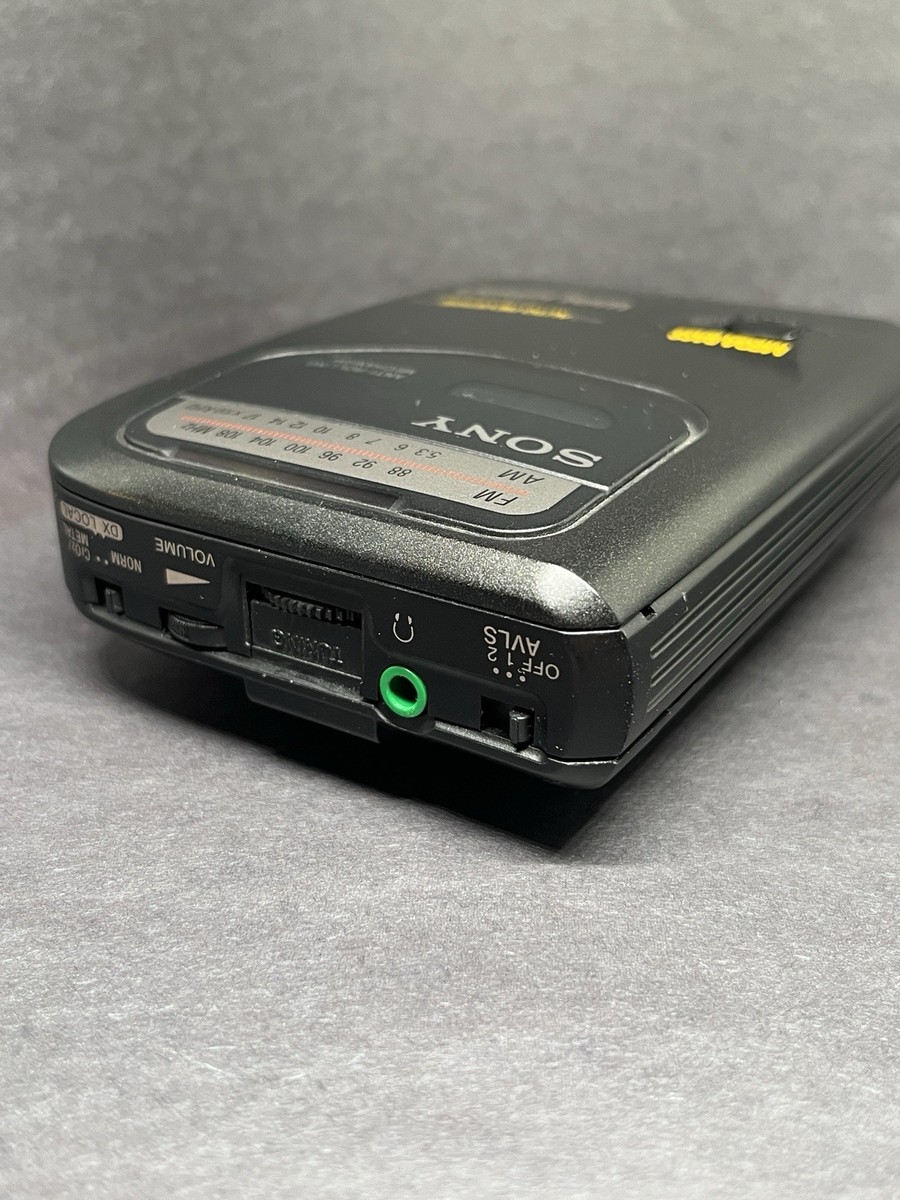 Sony Walkman WM-FX303 AM/FM Radio Cassette With Clip - Serviced