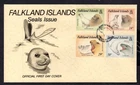 Falkland Islands - 1987 Seals First Day Cover