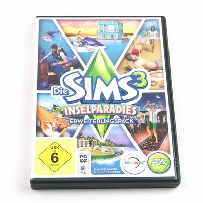 Die Sims 3 Inselparadies Erweiterung PC MAC DVD-ROM Deutsch Keep Case