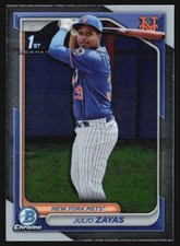 2024 Bowman Chrome Prospects Julio Zayas #BCP-162 GS1-10