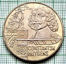 NETHERLANDS 1996 5 EURO, Constantijn Huygens - Dutch Poet & Composer UNC UNUSUAL
