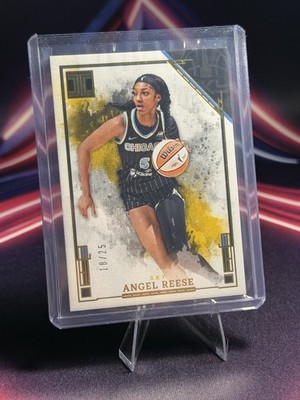 2025 Panini Impeccable WNBA. Angel Reese  18/25 (Gold parallel)