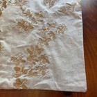 Pottery Barn Pillow Cover 20x20 Hummingbird Flower Gold — photo 5