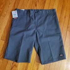 Dickies Flex Essential Work Short Relaxed Fit 13" Inseam Gray Men's Size 42