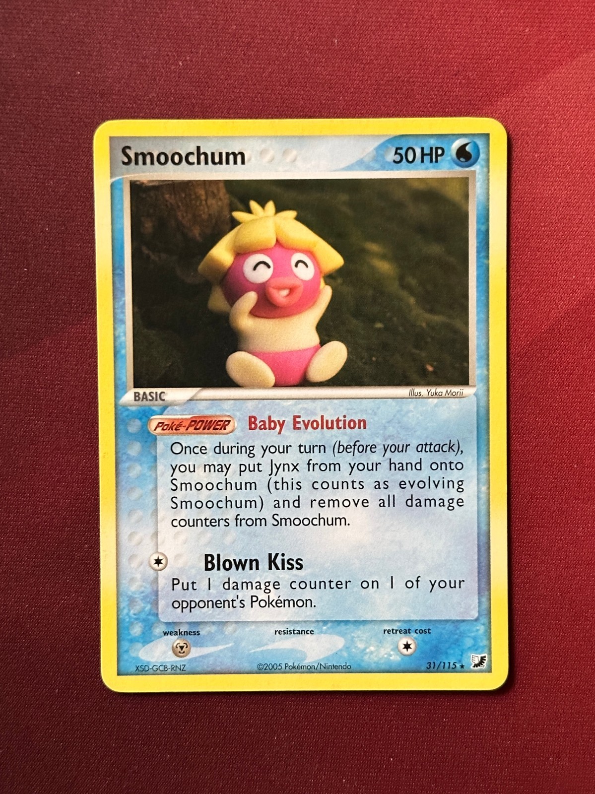 SMOOCHUM 31/115 EX Unseen Forces NON-HOLO RARE Pokemon TCG card NM