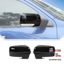 Side Mirror Cover Fit For Dodge Ram 1500 2011-2017 Mirror Caps Trim Black