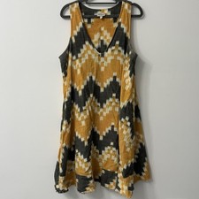 The Odells Summer Dress 100% Cotton Anthropologie L A-Line Lagenlook Vacation