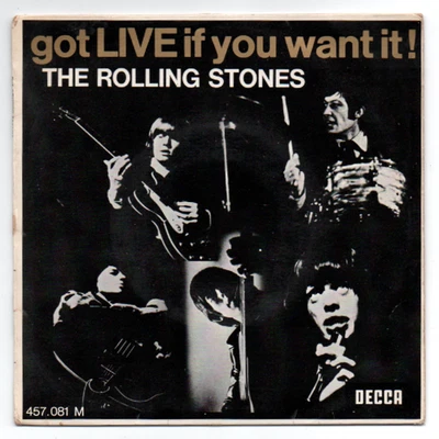 THE ROLLING STONES. EP 45T. DECCA 457081. FRANCE. GOT LIVE IF YOU WANT IT - Photo 1/4