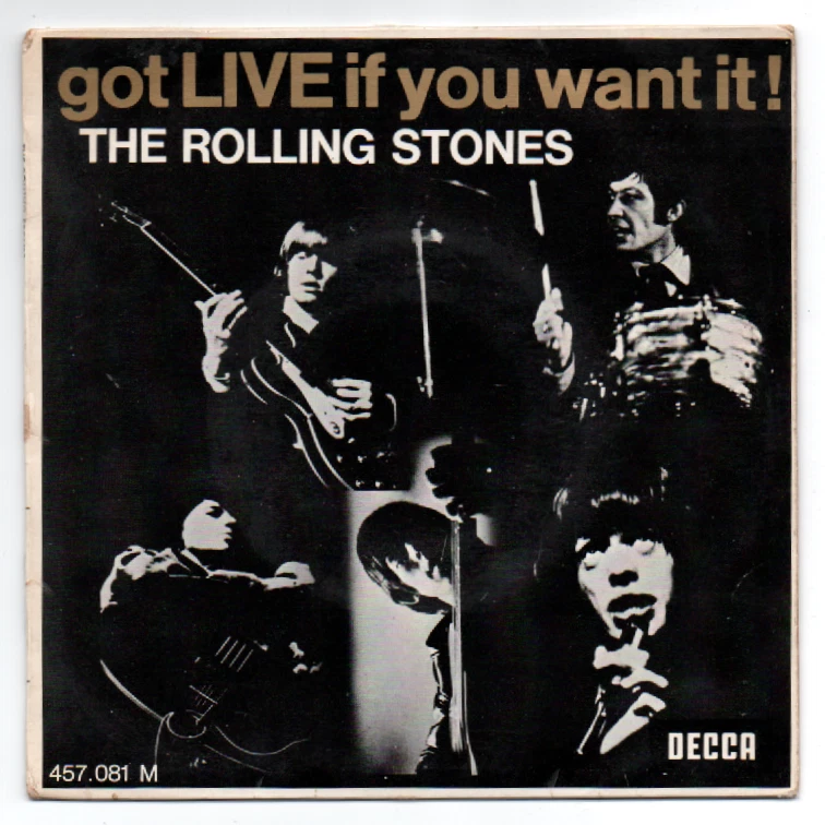 THE ROLLING STONES. EP 45T. DECCA 457081. FRANCE. GOT LIVE IF YOU WANT IT - Photo 1/4