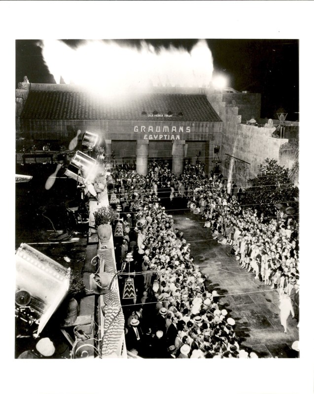 RH2 2nd Gen Restrike Photo GRAUMAN'S EGYPTIAN THEATER IN 1920s HOLLYWOOD L.A.