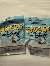 NEW UNOPENED - Disney Parks Ducks Of Disney Mystery Pin Sealed 2 bags 