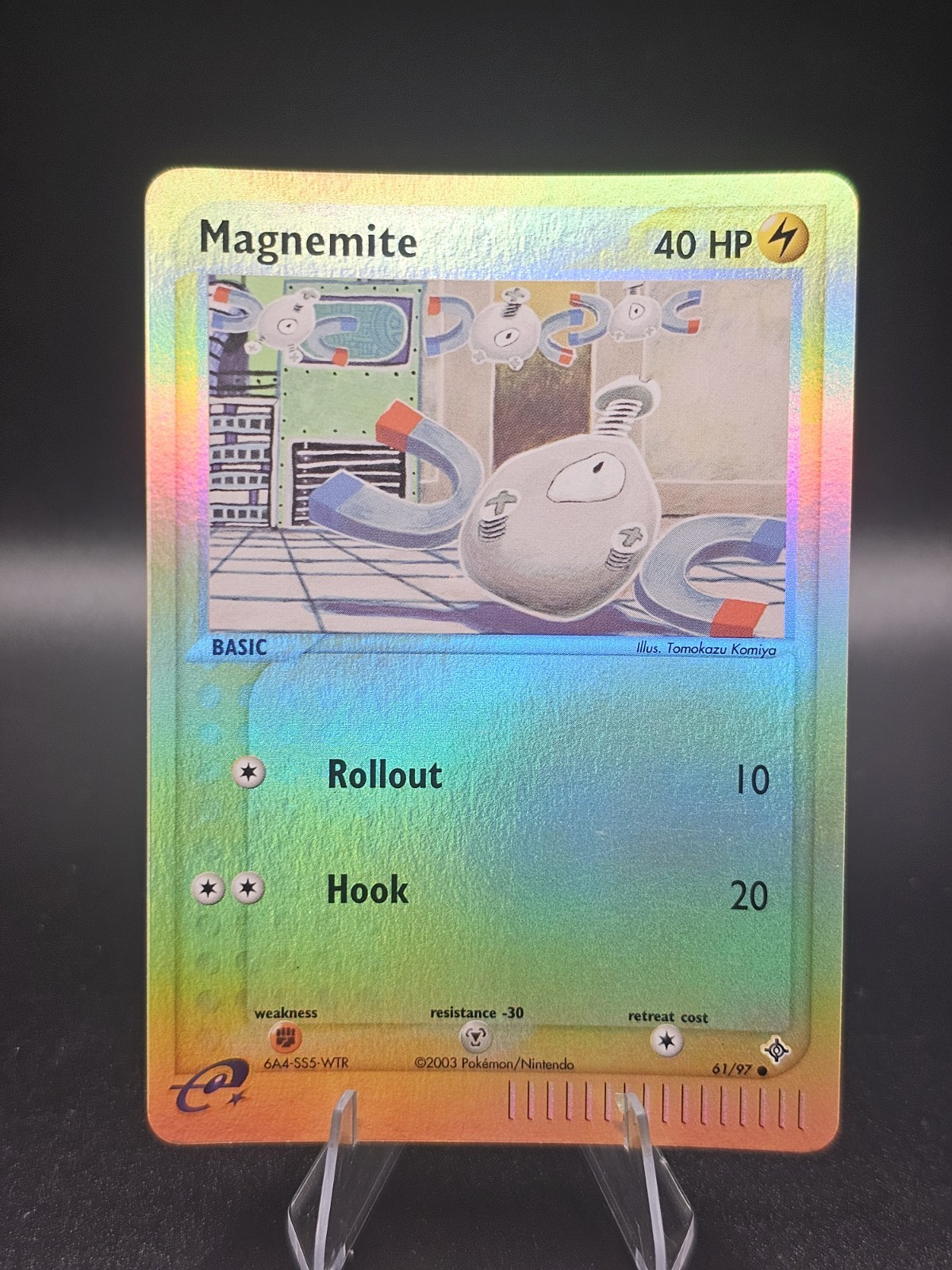 Pokemon Magnemite 61/97 Reverse Holo EX Dragon Card NM Condition