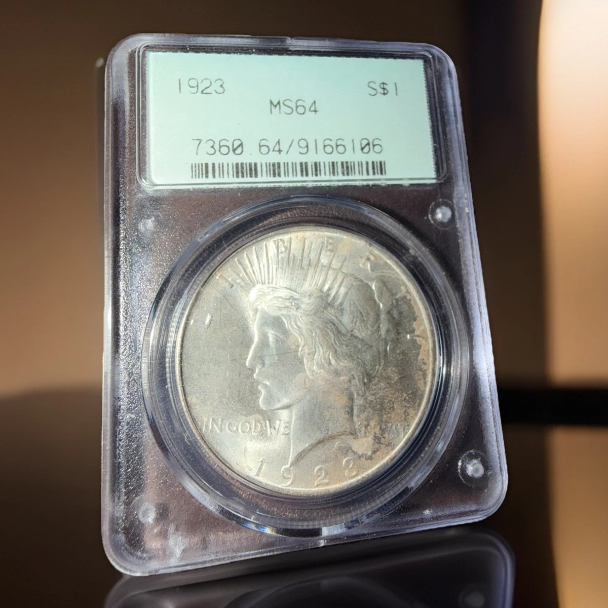 MS 64 Graded 1923 Year Peace Dollars (1921-1935) for sale | eBay