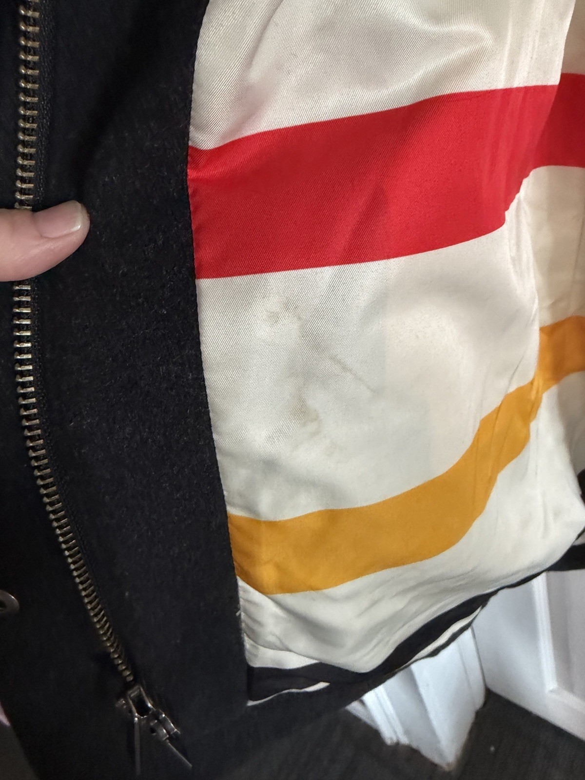 Pendleton Cascade Wool Coat Women’s Small Charcoa… - image 8