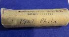 UNC 1957 Philadelphia 90% Silver Roosevelt Dime Roll Of 50 Dimes