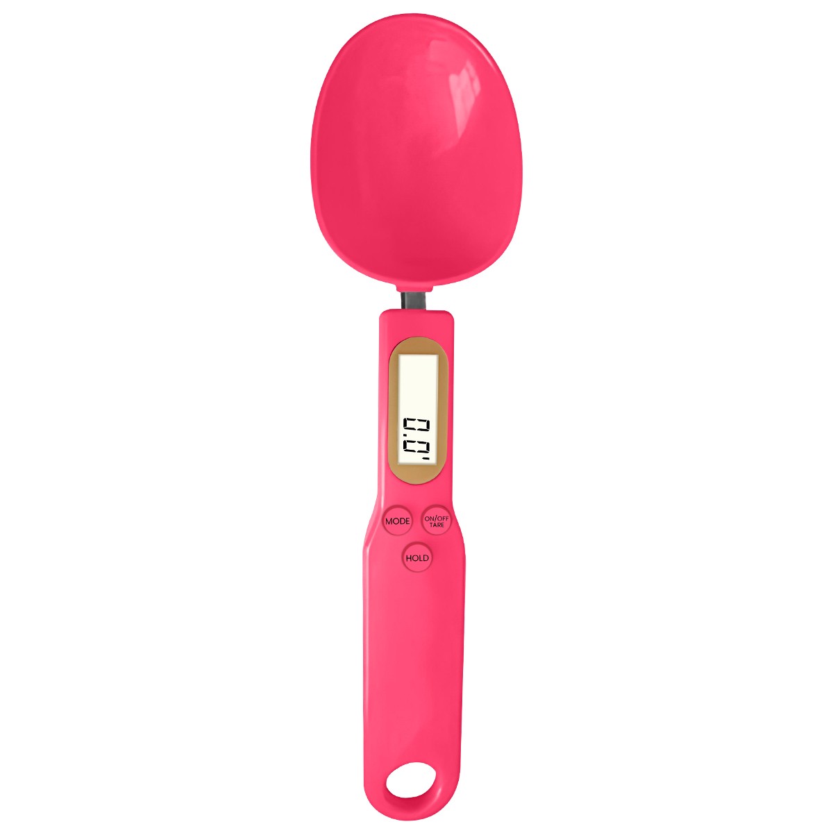 Cuillère mesureuse électronique rose Avizar avec écran LCD et fonction tare