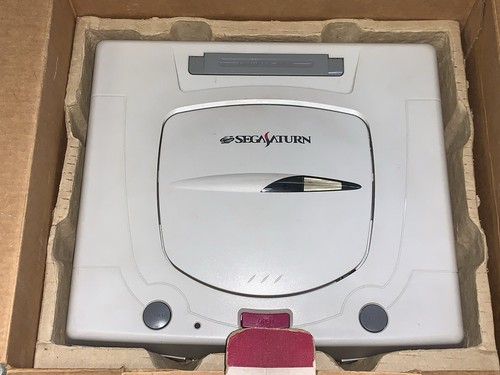 Sega Saturn HST-0014 Boxed Tested NTSC-J White V Goal '97 Matching Clean - Picture 8 of 12