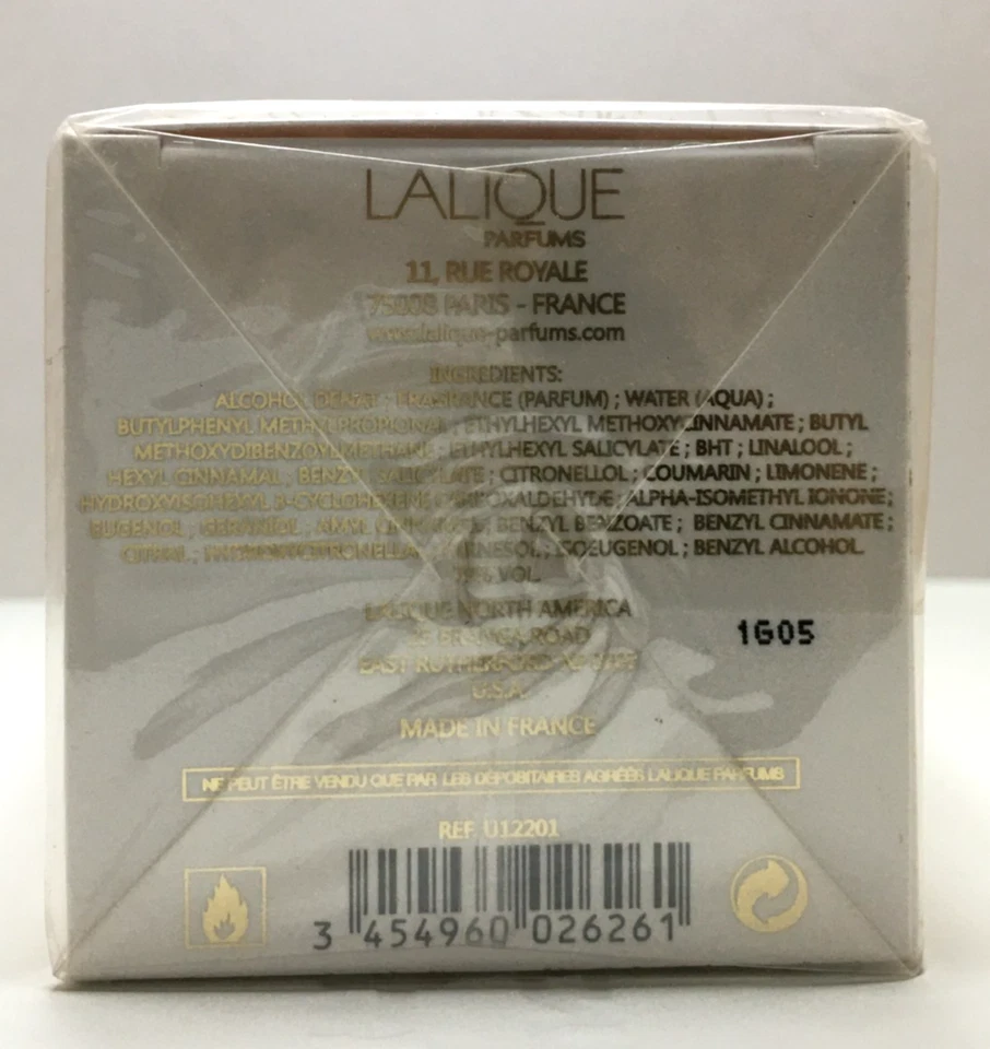 Nilang 2011 Lalique для женщин парфюмированная вода 100 мл новый в запечатанной коробке - Изображение 4 из 4