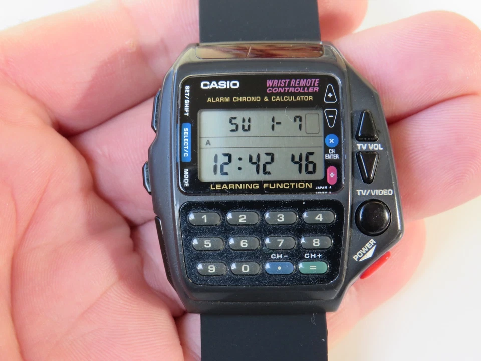 Reloj digital para hombre Casio 1175 CMD-40 de colección con control remoto calculadora Foto 2 de 4