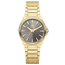 Danish Design IV84Q1303 Orologio Da Donna Analogue Quarzo Gold Grey