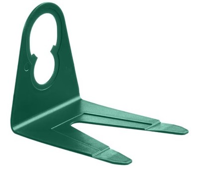 Pack of 100 Original Shingle Tab for C7/E12 C9/E17 Lights, Green, Christmas Ligh