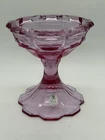 Vintage Fenton Dusty Rose Pink Valencia Candle Holder w/Sticker