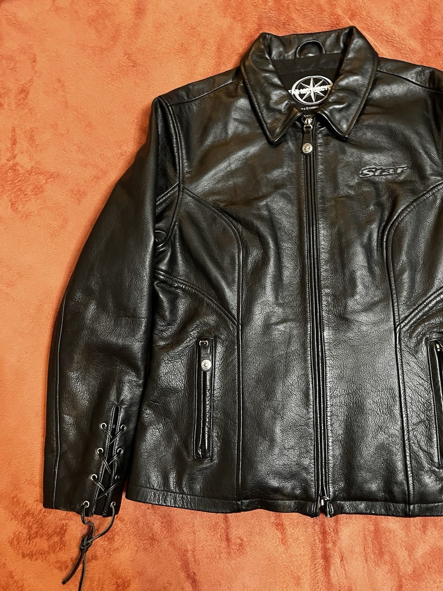 Yamaha Star Motorcycles Leather Motorcycle Biker Jacket Women's