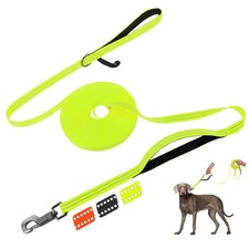 Fida Long Leash for Dogs with Traffic Handle,30ft 50ft Long Dog Leash Reflective