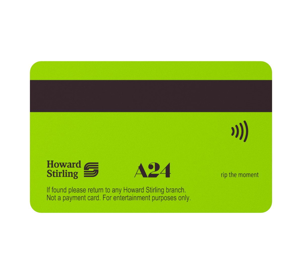Charli XCX - BRAT card name official debit card prop official
