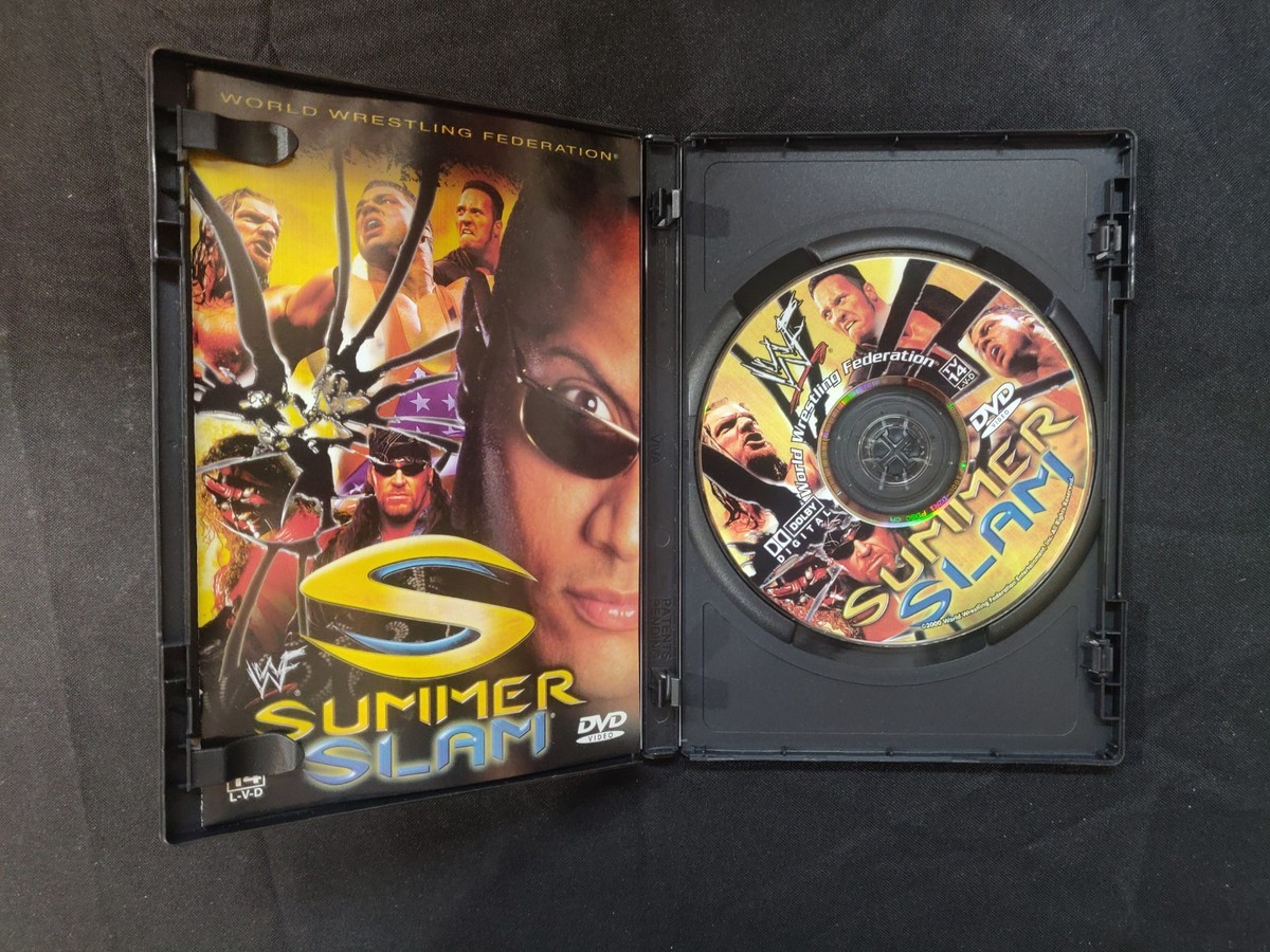 WWE: Summer Slam 2000 + 2002 Featuring The Rock - DVD - Untested