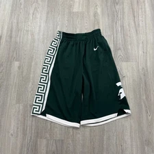 NEW Nike Michigan State Spartans Basketball Shorts Youth XL Green White MSU 