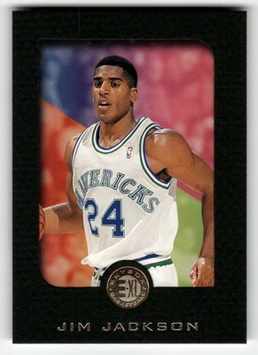 1995-96 SkyBox E-XL Jim Jackson #17 Dallas Mavericks HOF HIGH GRADE BEAUTY!