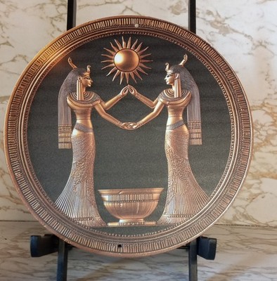 New Metal  Goddess Themed wall plaque