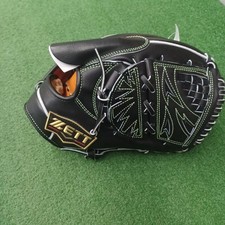 ZETT Limited Edition Hard Baseball Glove, Black, Right-Handed Throw