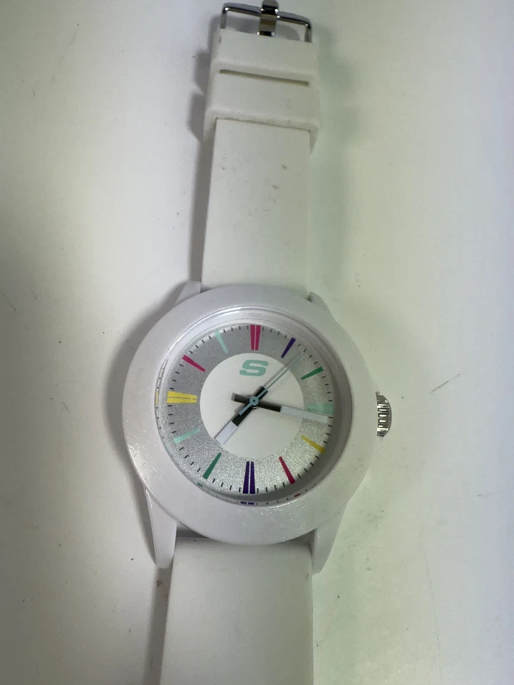 Reloj Skechers Blanco Unisex 40mm SR6080W Tono Plateado Resistente al Agua Foto 4 de 4