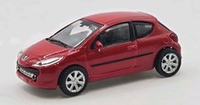 NOREV 1/87 SCALE HO GAUGE PEUGEOT 207 RED MODERN CAR VEHICLE MODEL RAILWAY