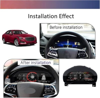 Digital Instrument Cluster For Cadillac SRX ATS XTS Virtual Cockpit Speedometer