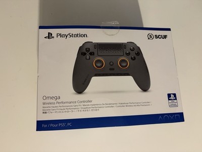 SCUF Omega Kabelloser Performance Gaming Controller Stahlgrau für PlayStation 5,
