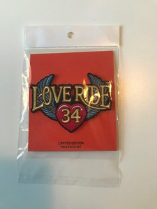 LoveRide 34 Motorcycle Ride Patch - Brand New