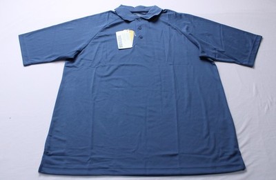 EXTREME Performance Men's Cool Comfort Polo Shirt CN6 Ceramic Blue Large NWT