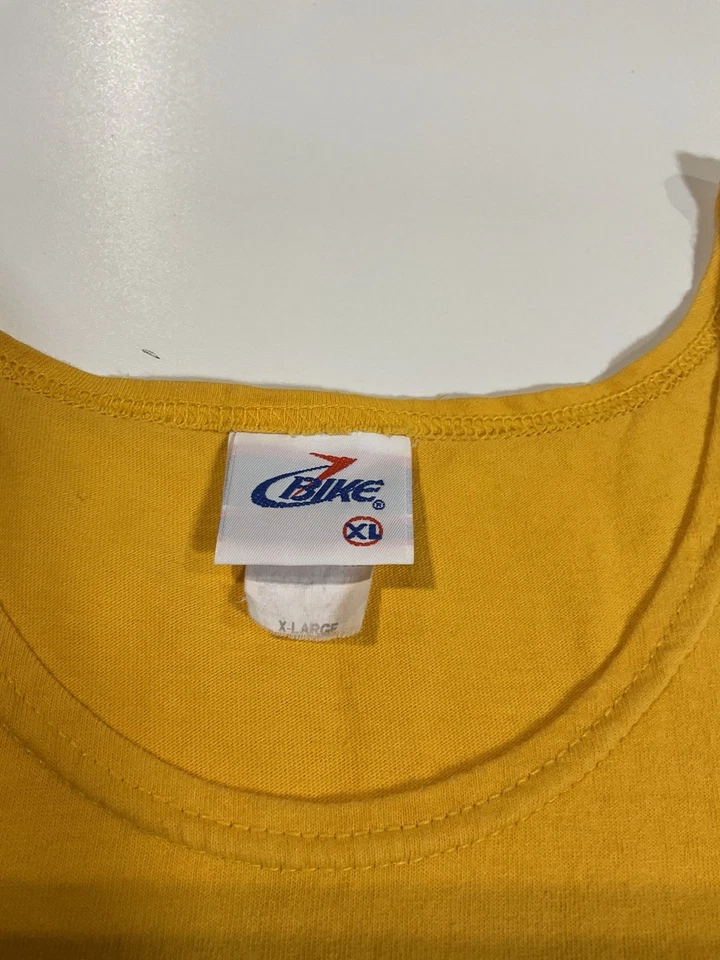 Винтажный велосипед Athletic желтый пустой Майка Sz XL сделано в США 90-х - Изображение 2 из 4