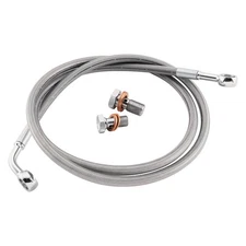 Goodridge Econoline Stainless Front Brake Line Kit Plus 4" Length HD8241-A+4