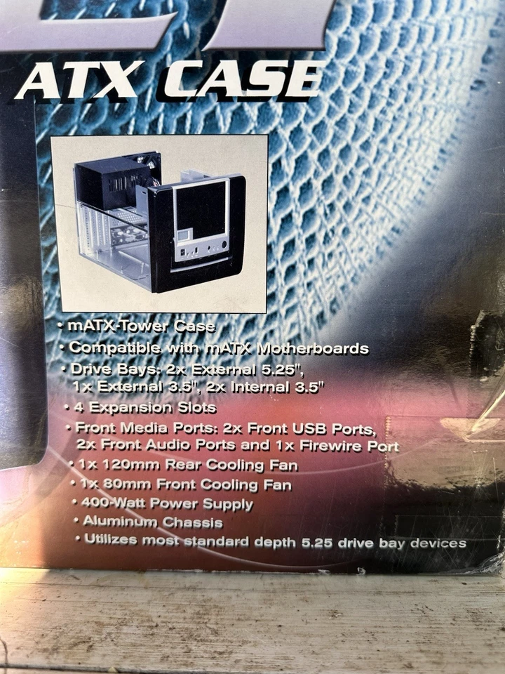 Ultra Micro Fly aluminum Micro ATX computer case mATX  - Image 3 of 4