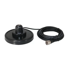 TRAM® 5-Inch Black Steel NMO Magnet Mount with RG58 Coaxial Cable and UHF...
