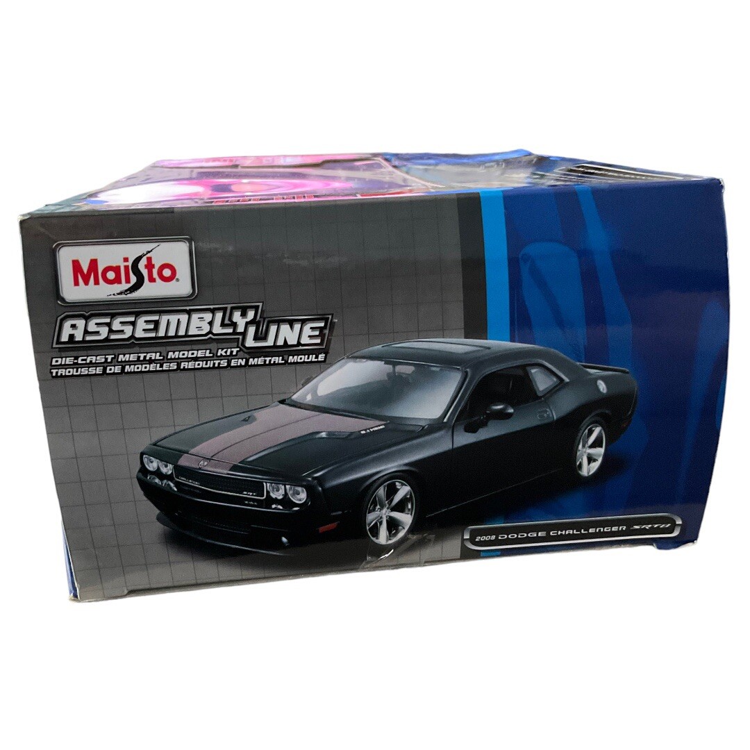 Dodge Challenger SRT 8 2008 | Modèle réduit de voiture | Voiture moulée sous pression | Modèle réduit de voiture à l'échelle 1/24 | voiture moulée 1:24 | Esquive | Voiture de collection - France