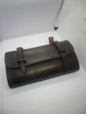Sacoche outils pour vélo ancienne en cuir vintage (~1970s)