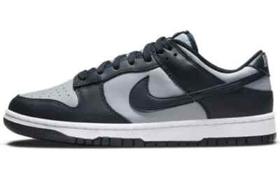 Nike Dunk Low Georgetown Wolf Grey Dark Obsidian DD1391-003  display picture 1