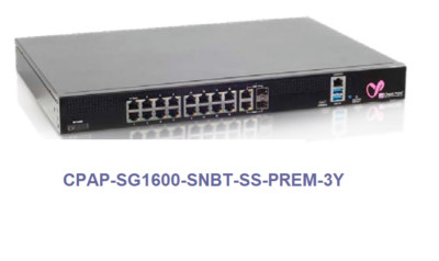 Check Point SG1600 Security Gateways Switch + 3 year SNBT subscription support