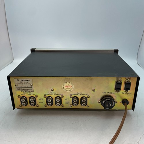 Pioneer SR-202 Stereo Reverberation Amplifier TESTED WORKS SOUNDS GREAT - Picture 4 of 7