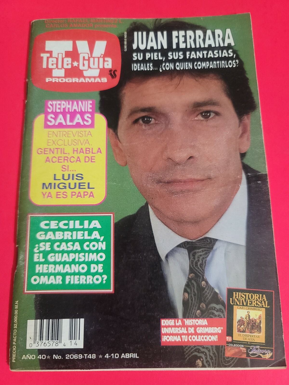 Juan Ferrara Bibi Gaytan Alejandro Sanz Maria Felix Luis Miguel Madonna Teleguia
